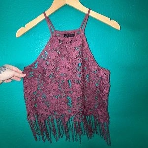 It’s Pinks size medium crochet lace style top